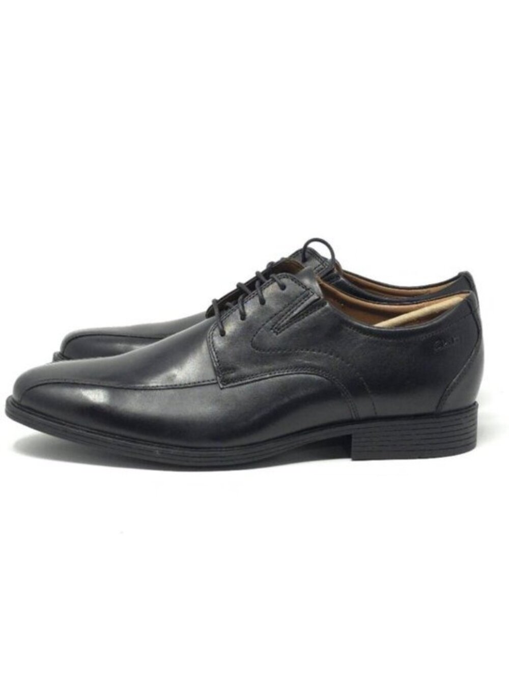New Clarks Whiddon Pace Black Leather Oxford Men’s 12W - Picture 5 of 9